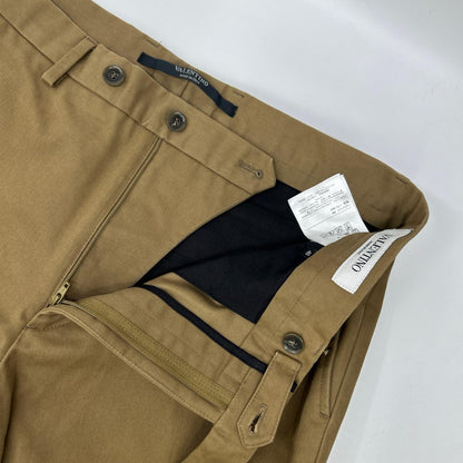 VALENTINO Beige Cotton Pants JV0RCG5525T Size 46