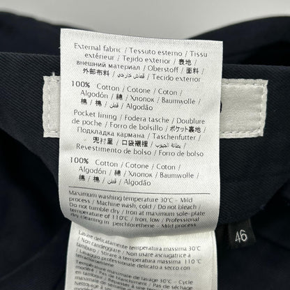 VALENTINO Navy Cotton Pants JV0RCG5525T Size 46