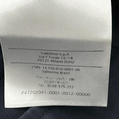 VALENTINO Navy Cotton Pants JV0RCG5525T Size 46
