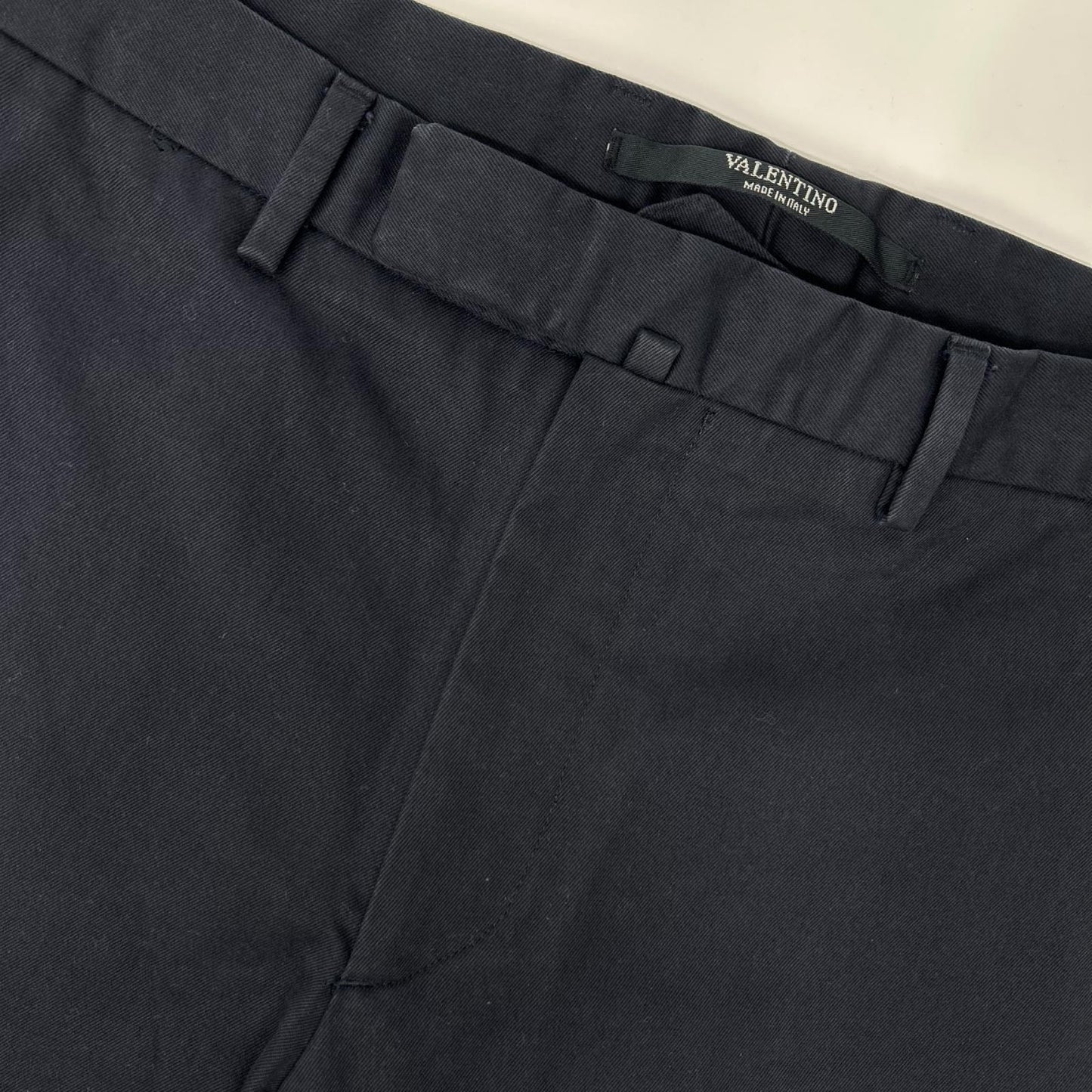 VALENTINO Navy Cotton Pants JV0RCG5525T Size 46