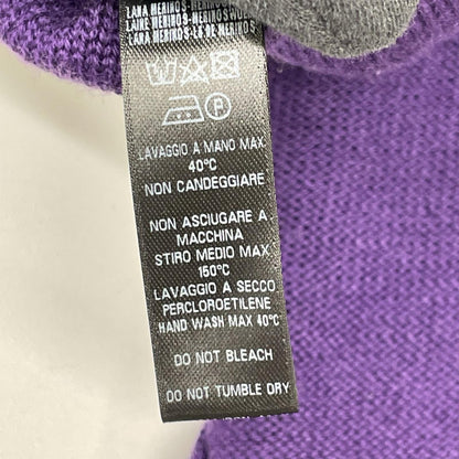 LAPERLA Purple Wool Knit Sweater Size M
