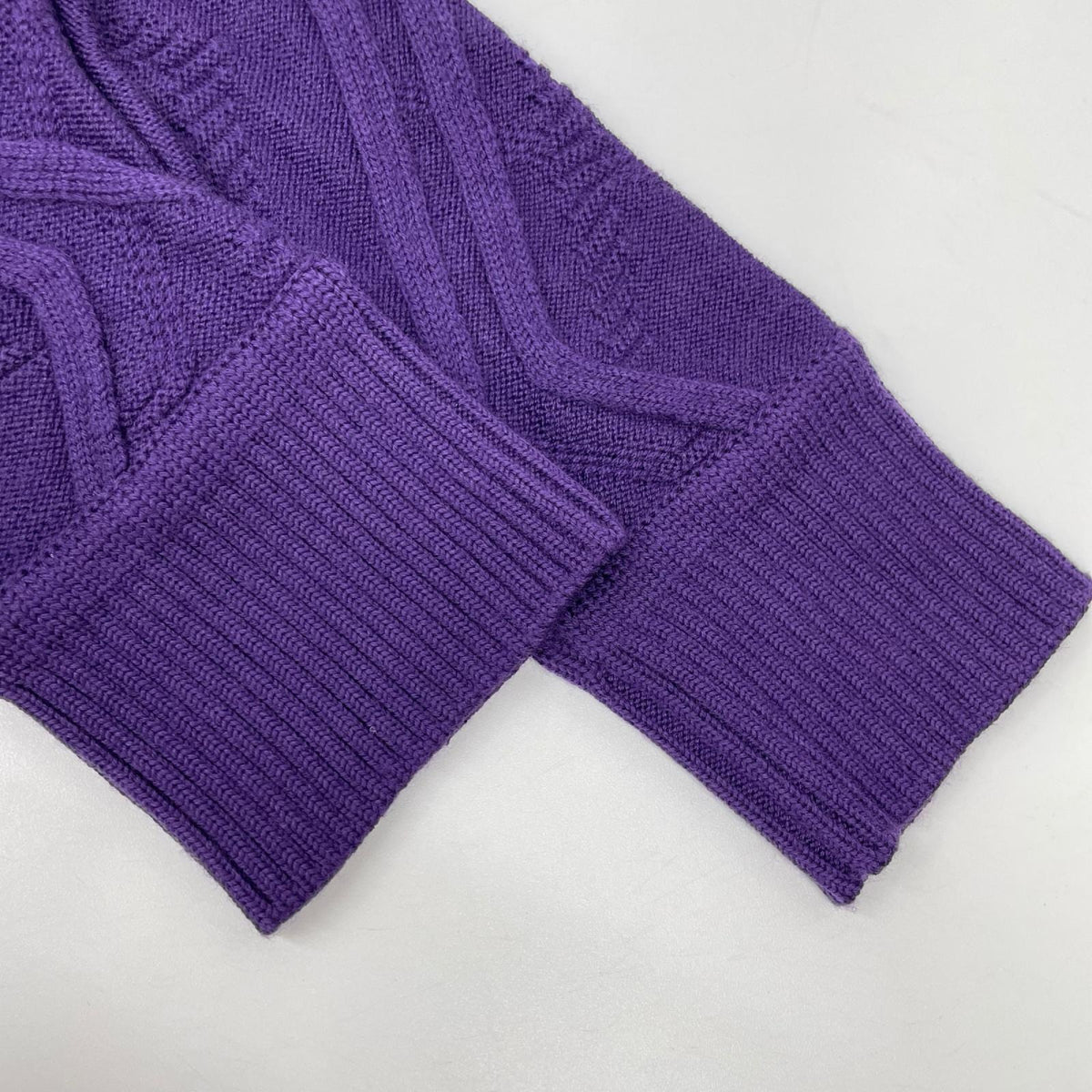 LAPERLA Purple Wool Knit Sweater Size M