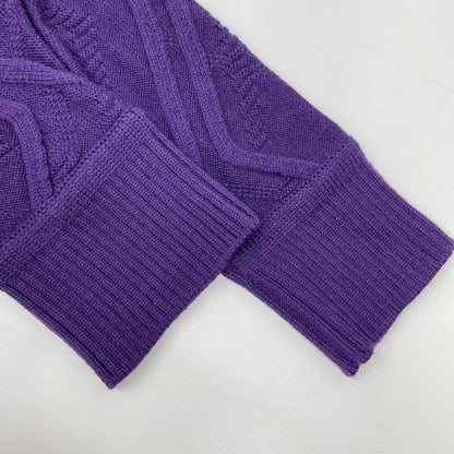 LAPERLA Purple Wool Knit Sweater Size M