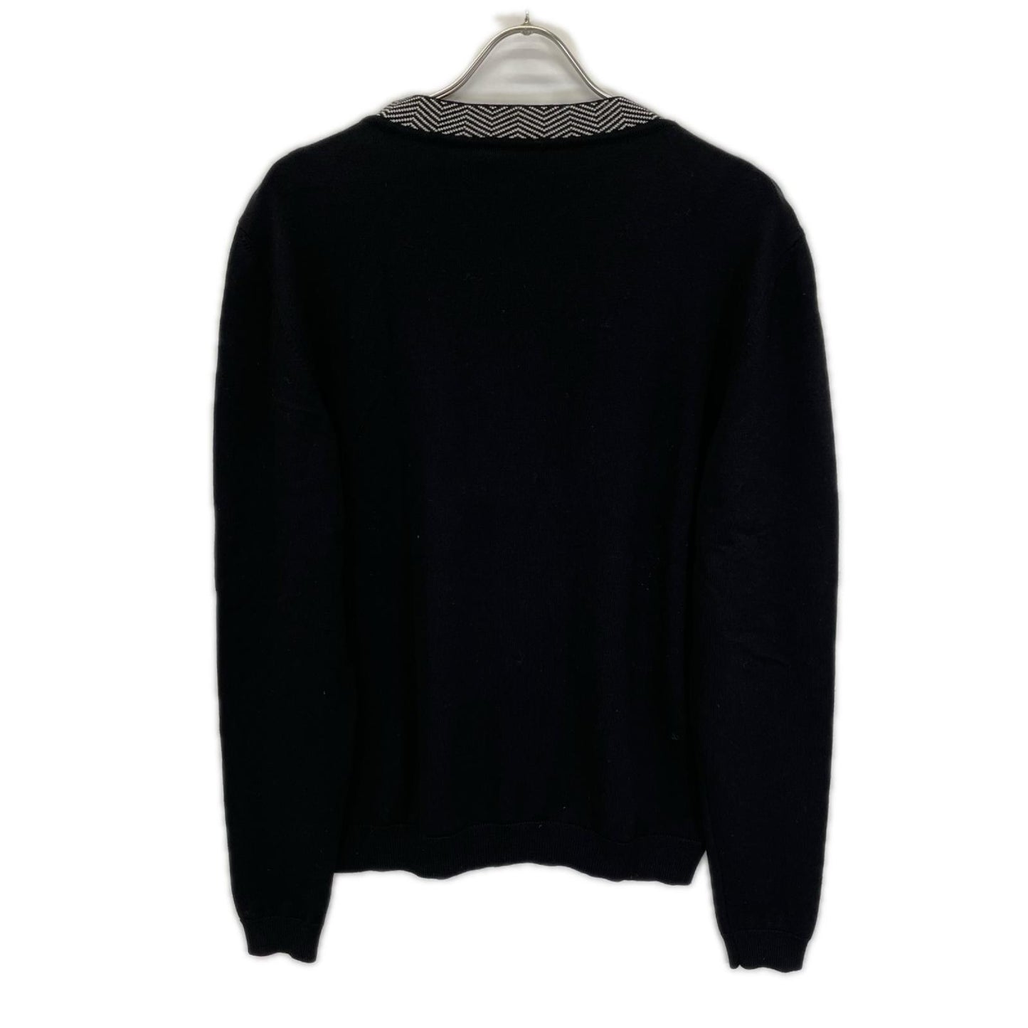LAPERLA Black Wool Cardigan Size L