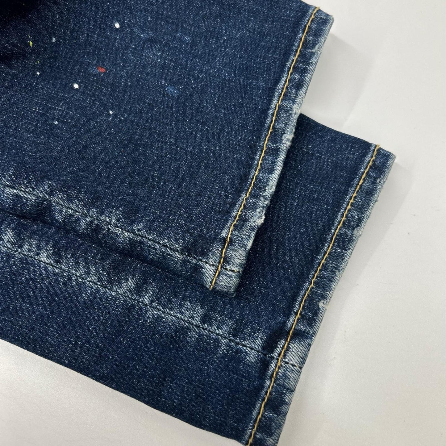DSQUARED2 Regular Jean Button-Fly Denim Jeans Indigo Size 42
