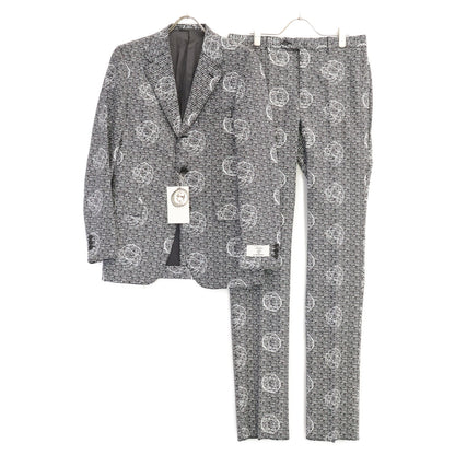 UNITED ARROWS Futura for Nigold 3B Pattern Suit Gray Size 46