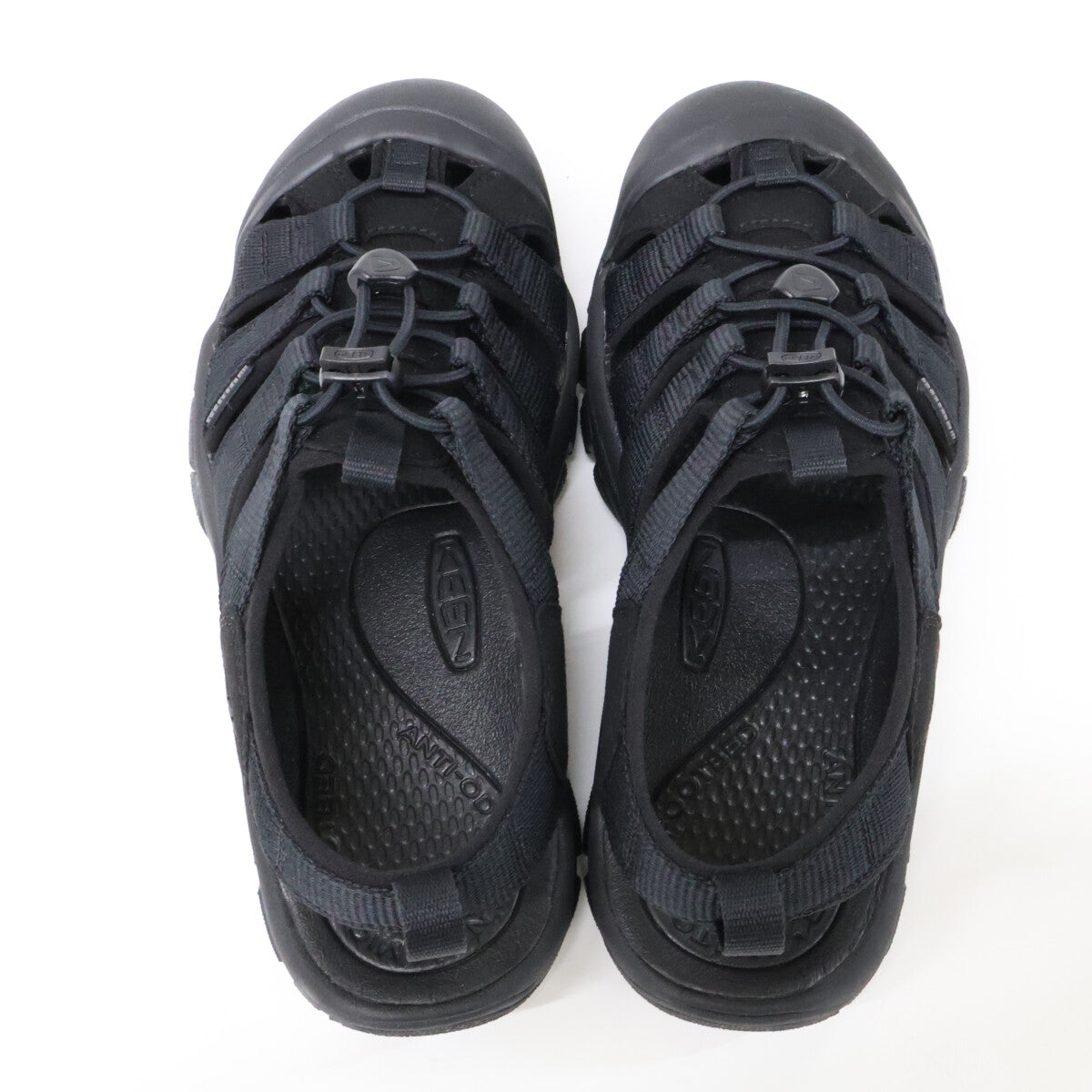 KEEN NEWPORT H2 Sport Sandals Triple Black Size 8