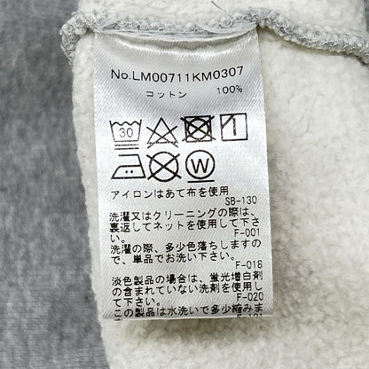 MAISON KITSUNE Cotton Pullover Hoodie Gray Size M