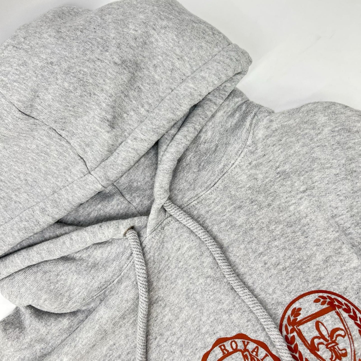 MAISON KITSUNE Cotton Pullover Hoodie Gray Size M