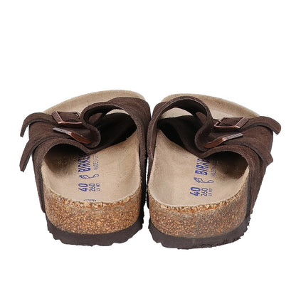 BIRKEN STOCK Zurich Suede Soft Sandals Brown Size UK7