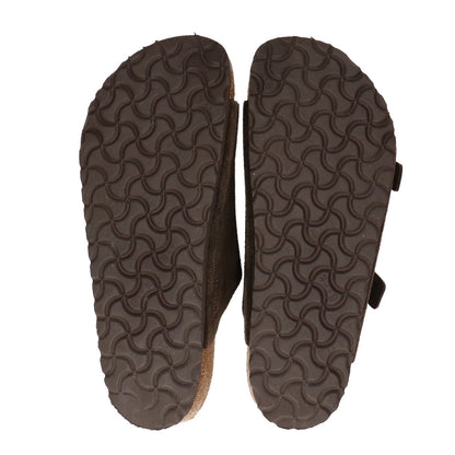 BIRKEN STOCK Zurich Suede Soft Sandals Brown Size UK7