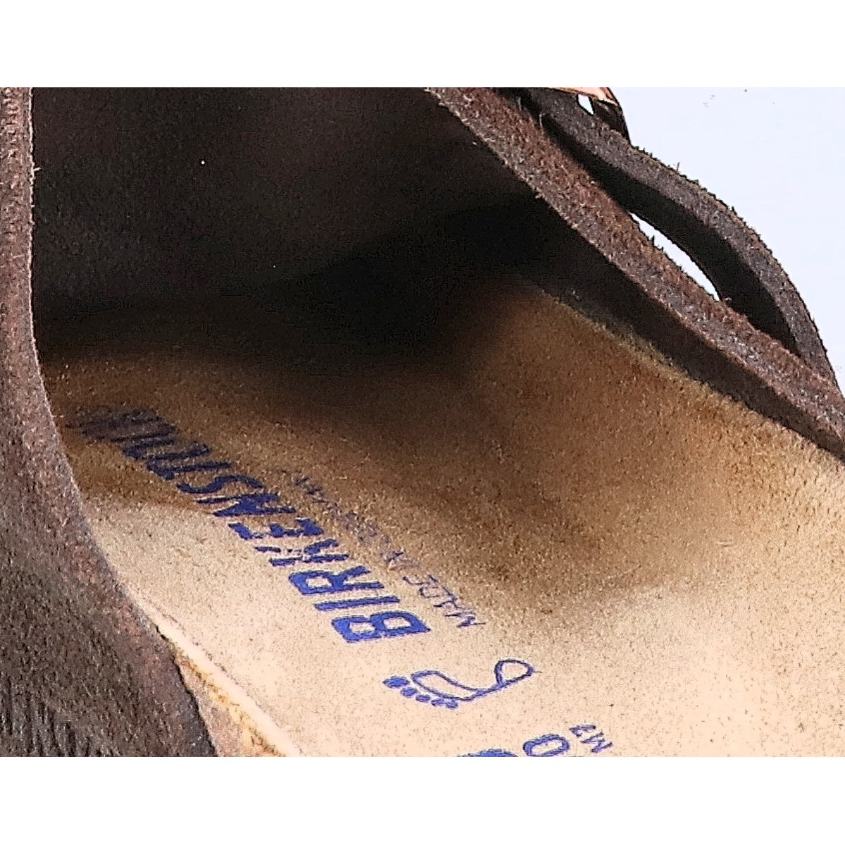 BIRKEN STOCK Zurich Suede Soft Sandals Brown Size UK7