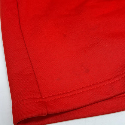 BALENCIAGA 22SS Red Embroidered Hoodie Size XXS