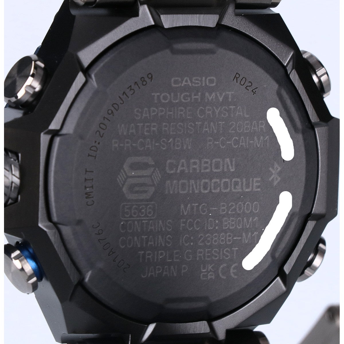 Casio G-SHOCK MTG-B2000B-1A2JF Carbon Metal Tough Radio
