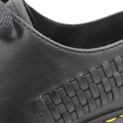 Dr.Martens BEX WVN 3-Hole Leather Sneakers Black Size 8(UK)