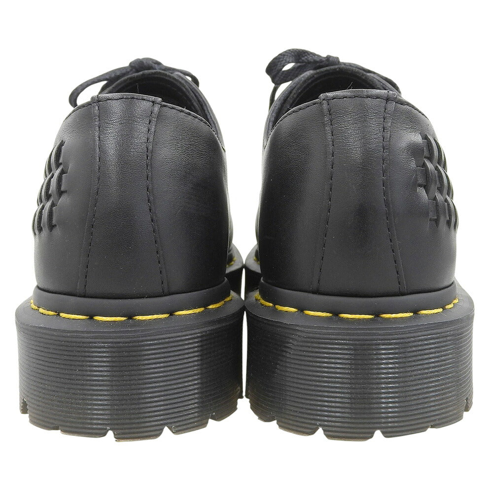 Dr.Martens BEX WVN 3-Hole Leather Sneakers Black Size 8(UK)