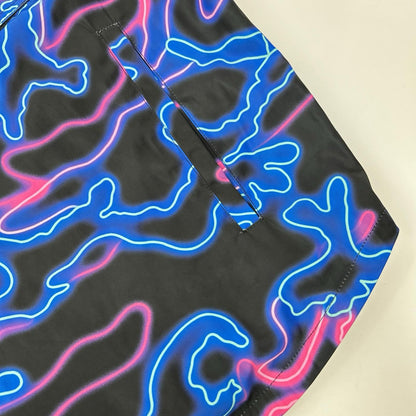 VALENTINO Neon Camo Print Nylon Reversible Overshirt Jacket Size 48