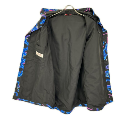 VALENTINO Neon Camo Print Nylon Reversible Overshirt Jacket Size 48