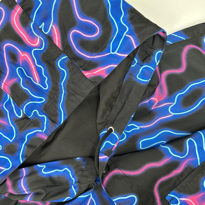 VALENTINO Neon Camo Print Nylon Reversible Overshirt Jacket Size 48