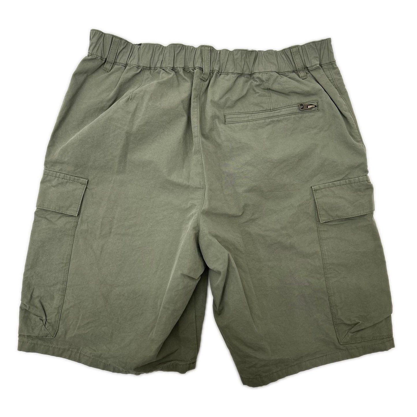 Barbour Spey Poplin Short Cotton Pants Khaki Size M