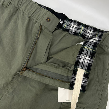 Barbour Spey Poplin Short Cotton Pants Khaki Size M