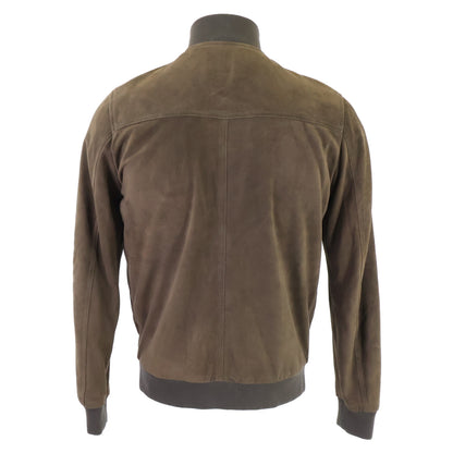 A.F 407A.F250 VALSTARINO Goat Leather Moss Green Jacket Size 44