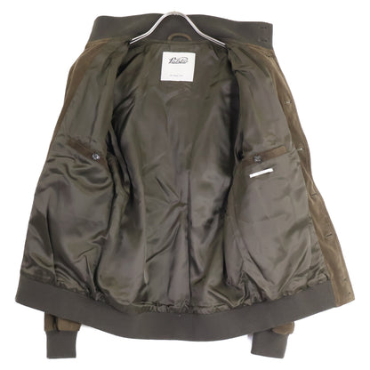 A.F 407A.F250 VALSTARINO Goat Leather Moss Green Jacket Size 44