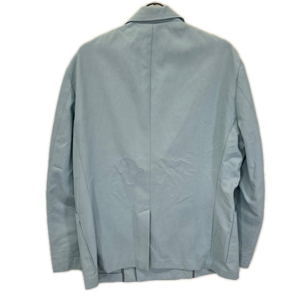 CABaN Light Blue Cotton Double-Breasted Jacket Size L