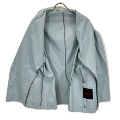 CABaN Light Blue Cotton Double-Breasted Jacket Size L