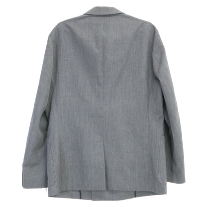 CABaN Light Wool Gabardine Double Jacket Gray Size L