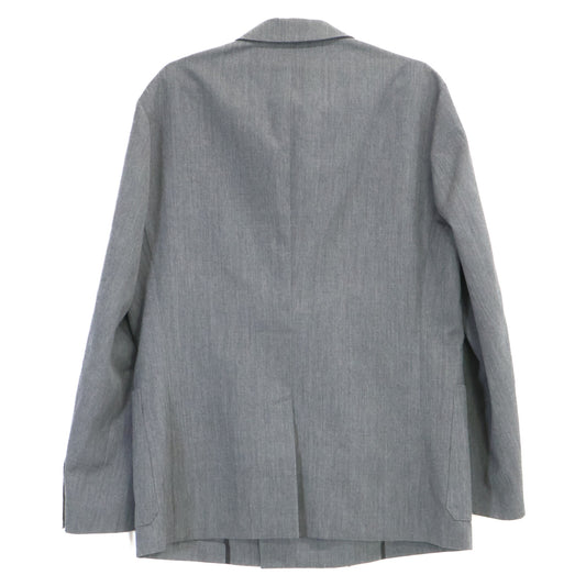 CABaN Light Wool Gabardine Double Jacket Gray Size L