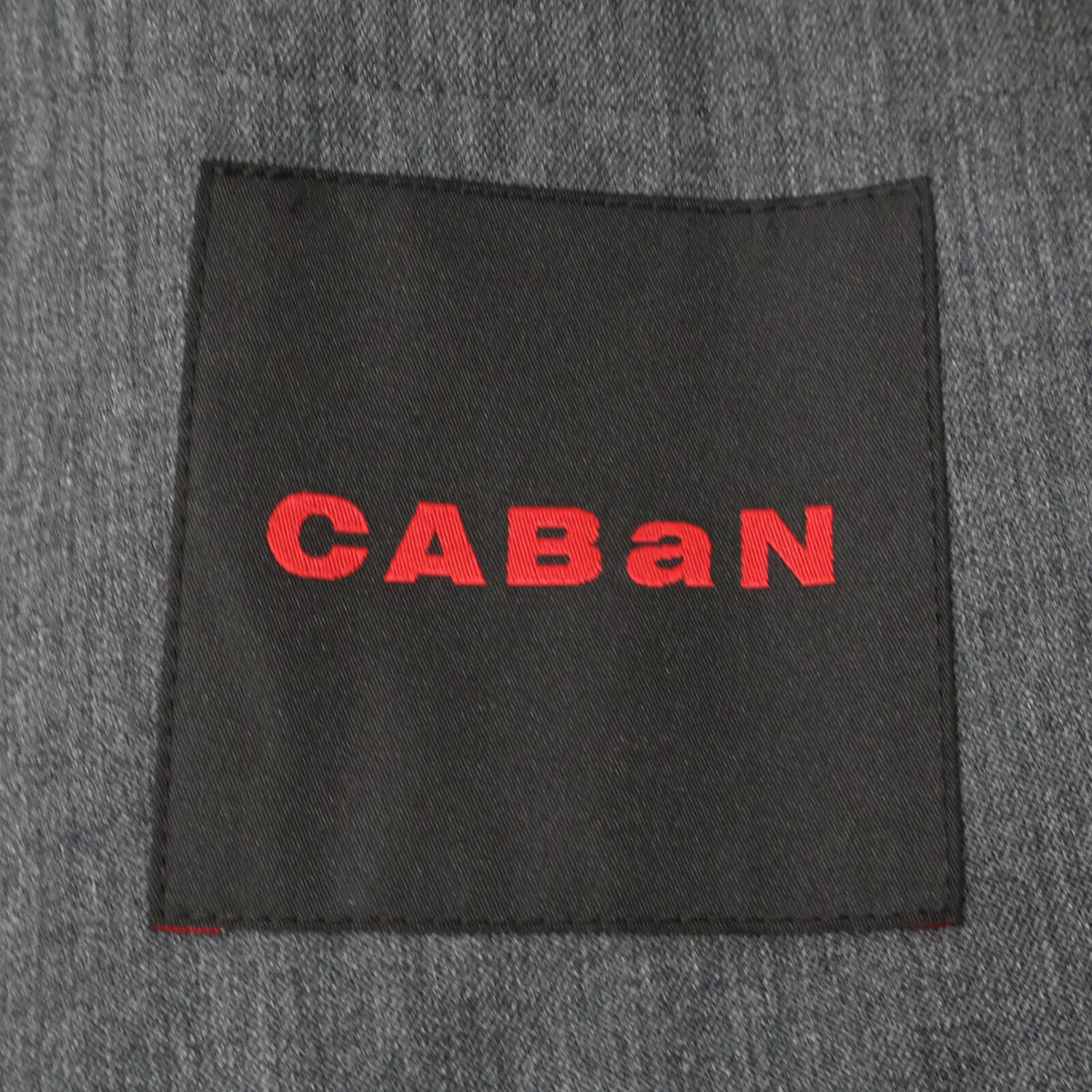 CABaN Light Wool Gabardine Double Jacket Gray Size L
