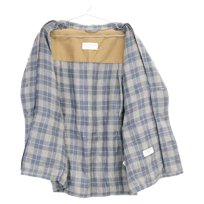 TOMORROWLAND PILGRIM Linen SOLBIATI Jacket Blue Size 48