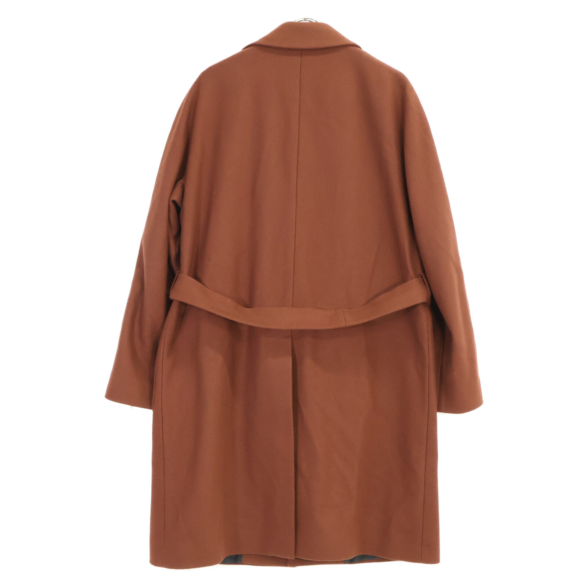 Hevo HCON Wool Blend Belted Chester Coat Brown Size 48
