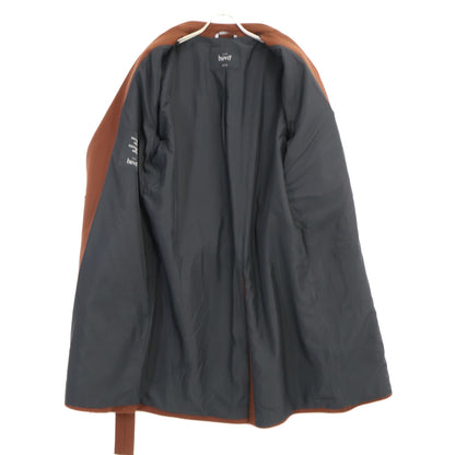 Hevo HCON Wool Blend Belted Chester Coat Brown Size 48