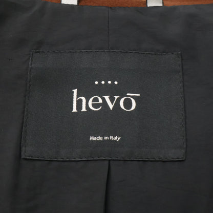 Hevo HCON Wool Blend Belted Chester Coat Brown Size 48