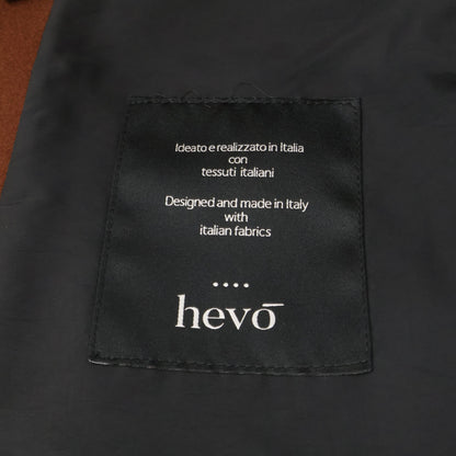 Hevo HCON Wool Blend Belted Chester Coat Brown Size 48