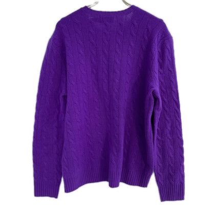 POLObyRalphLauren Wool Cashmere Cable Polo Purple Size L/G