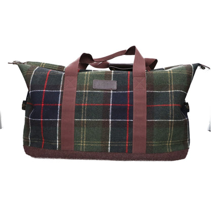 Barbour Wool Classic Tartan Check Boston Bag Green