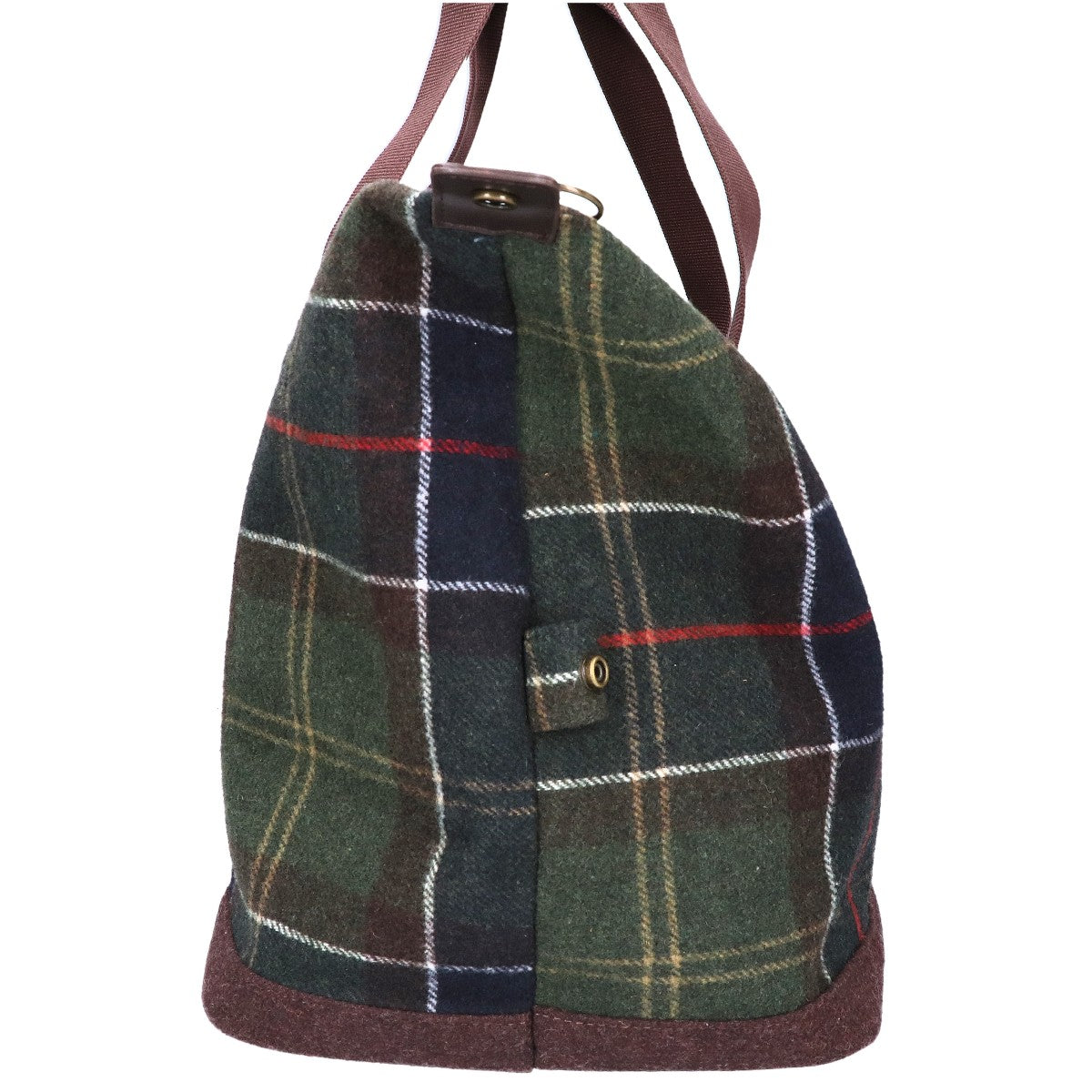 Barbour Wool Classic Tartan Check Boston Bag Green