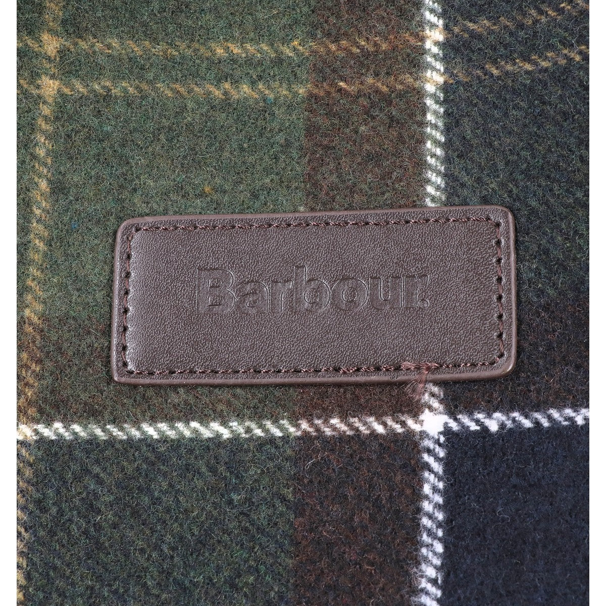 Barbour Wool Classic Tartan Check Boston Bag Green