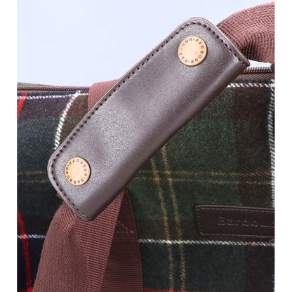 Barbour Wool Classic Tartan Check Boston Bag Green