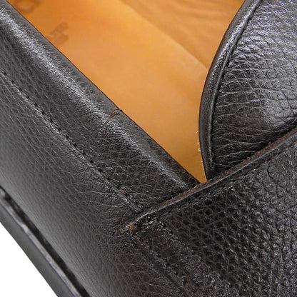 Berwick Grain Calf Leather Loafer Dark Brown Size 7