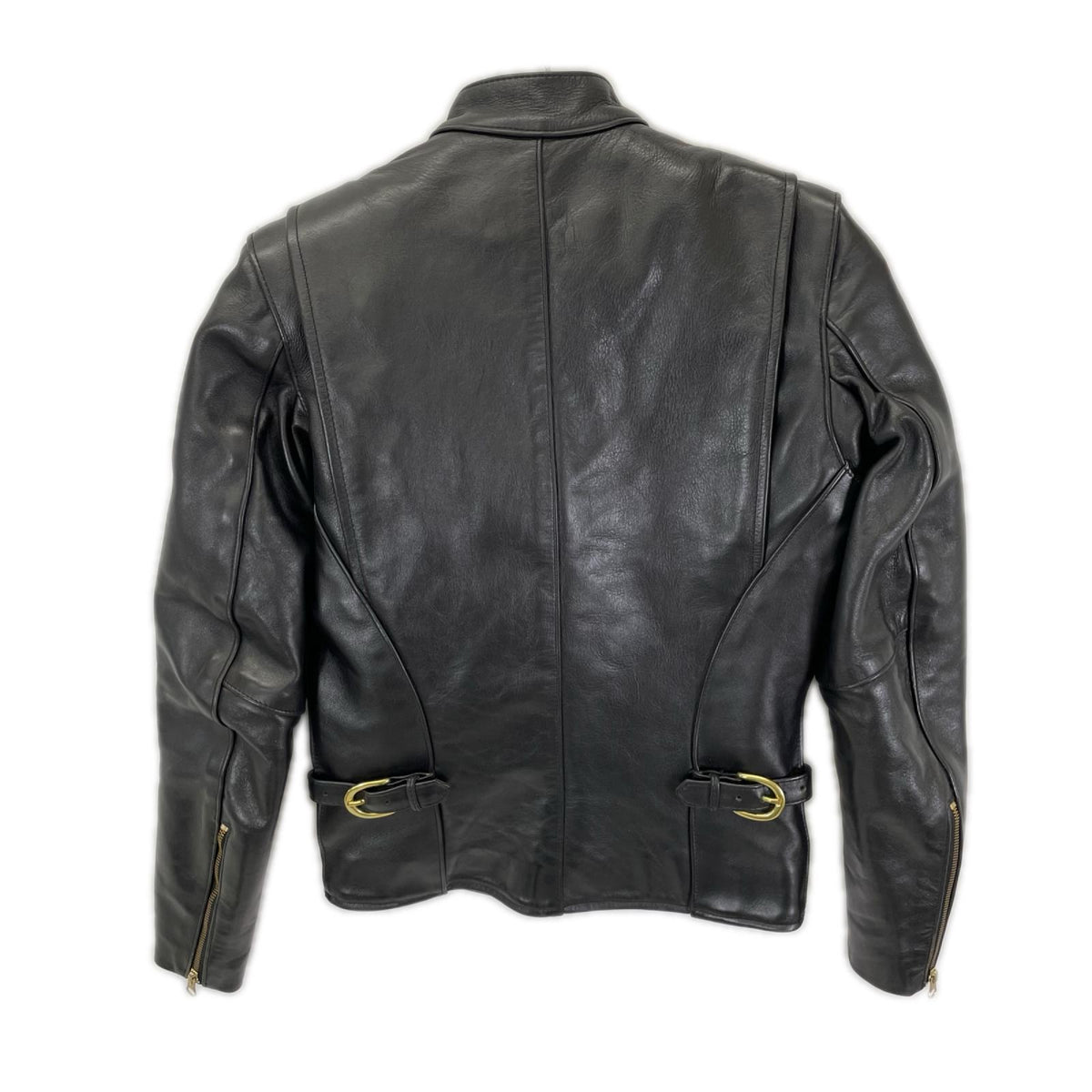 VANSON Type B Cowhide Single Rider's Jacket Black Size 32