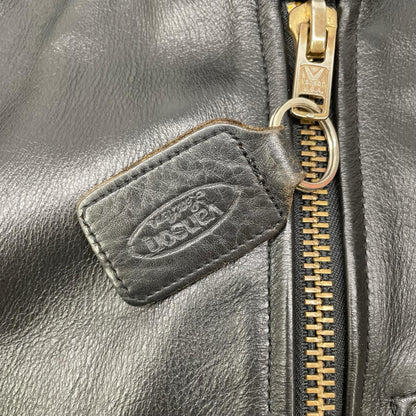 VANSON Type B Cowhide Single Rider's Jacket Black Size 32