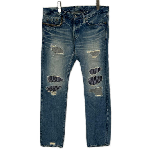 HYSTERIC GLAMOUR Distressed Selvedge Jeans Indigo Size 32