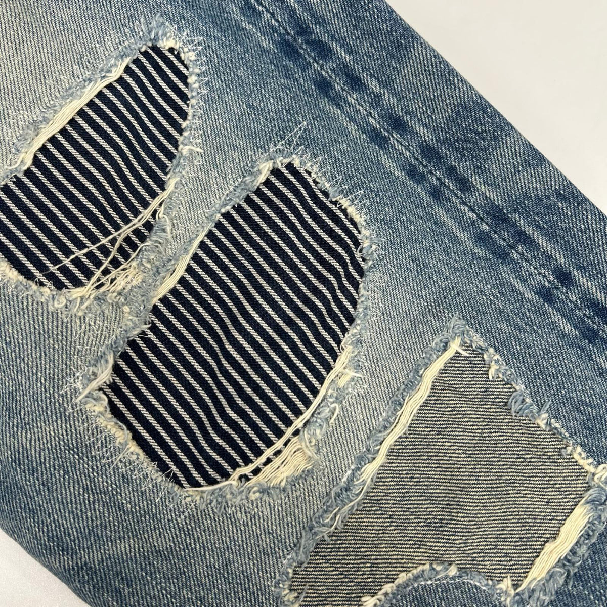 HYSTERIC GLAMOUR Distressed Selvedge Jeans Indigo Size 32