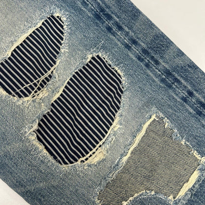 HYSTERIC GLAMOUR Distressed Selvedge Jeans Indigo Size 32