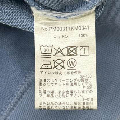 MAISON KITSUNE Blue Fox Patch Cotton Sweatshirt Size M