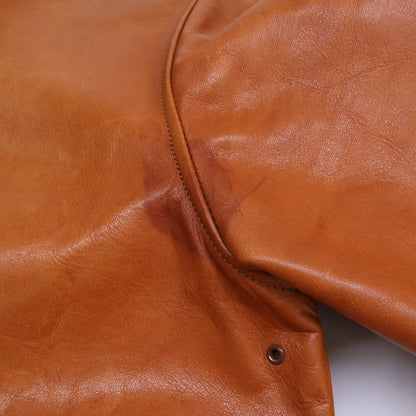 BUZZ RICKSON'S A-2 Horsehide Flight Russet Brown Jacket Size 36